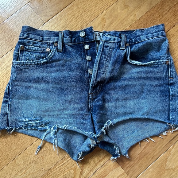 AGOLDE denim shorts size 27 - Picture 1 of 3